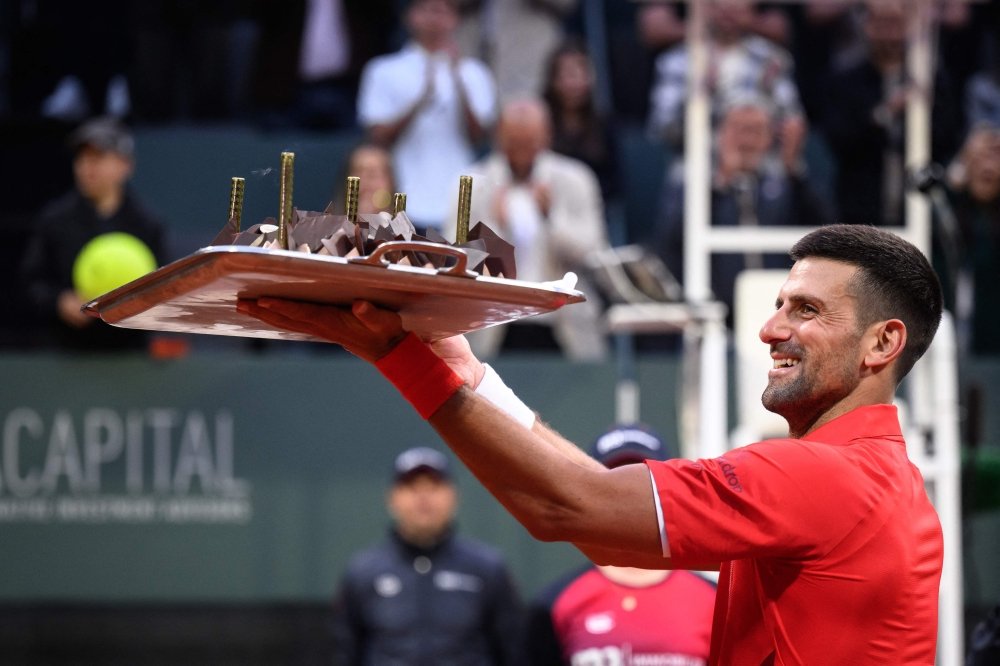 Novak Djokovic celebrated his 37th birthday with the 1,100th win #Novakdjokovic celebrated his 37th birthday on Wednesday with the 1,100th win of his career as he gears up for his French Open title defence, progressing to the Geneva quarter-finals. #Worldnbc