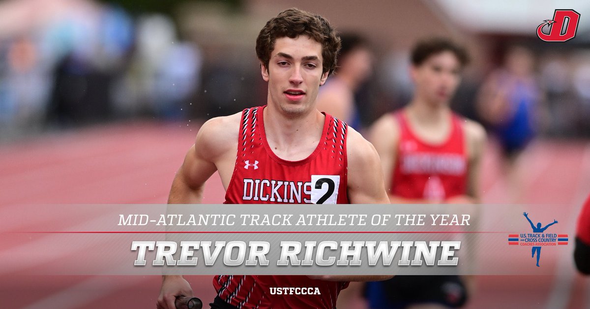 Congratulations to Trevor Richwine &amp; Luke Sternick, who earned USTFCCCA Mid-Atlantic Track Athlete of the Year &amp; Assistant Coach of the Year honors!