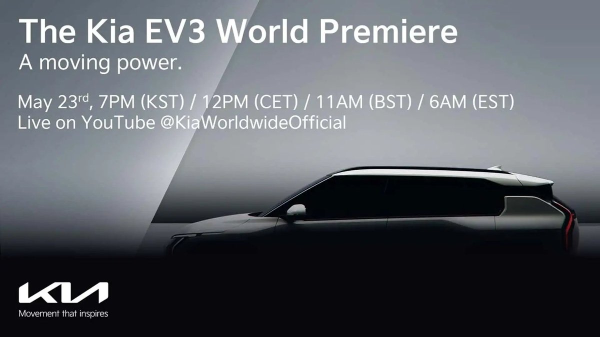 Watch The Kia EV3 Livestream Debut Here dlvr.it/T7G62R