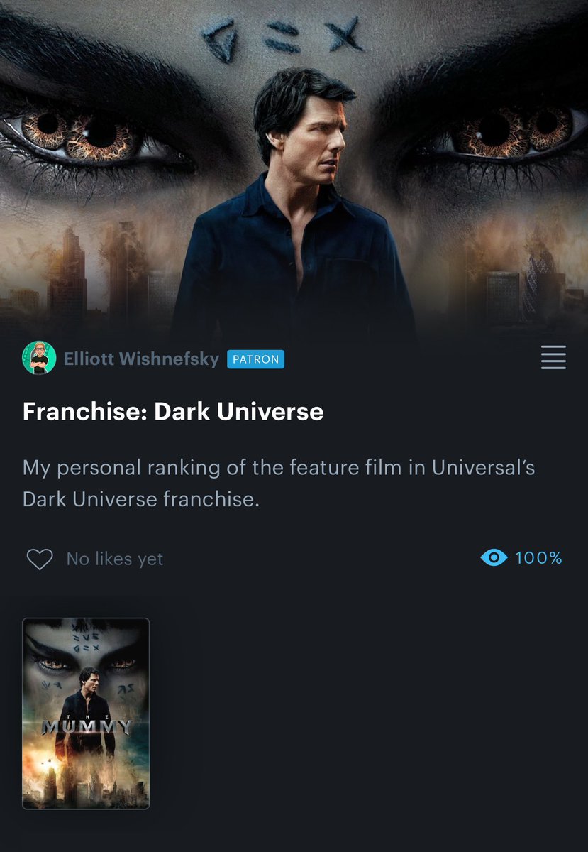 Still one of my favorite @letterboxd lists I’ve ever made 😆 #LetterboxdList #DarkUniverse