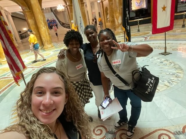 CSRoxbury's tweet photo. #CSRWholesomeWednesdays: Some CSR staff joined efforts with @TheCaringForce to rally at the State House for livable wages and a student loan repayment program for the human services sector. We are proud to be part of this powerful movement for positive change! 💛#CaringForceRally https://t.co/8te4xfStHF