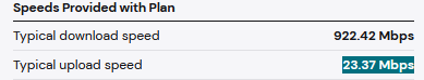 Hey @Xfinity @XfinitySupport 

This upload speed is atrocious. If @ZiplyFiber can do 1000/1000 for this price you can do 800/800. This is just you ripping off the consumer.

It turns out lots of people need upstream data for things like Youtube uploads, backups, etc.

DO, BETTER.