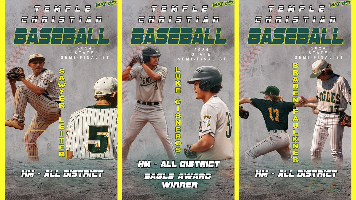 Temple TCS Baseball (@tcseagles_bsbl) on Twitter photo Congrats to our guys on another amazing season! Their hard work and efforts on the field earned them the following accolades and honors:
#FlyEaglesFly
<a href="/BearHerak11/">Bear Herak</a> <a href="/WilsonRussell25/">Wilson Russell</a> <a href="/GriffRoark_2026/">Griffin Roark</a> <a href="/JJ_Limo15/">JJ Limones</a> <a href="/TheLukeCisnero1/">TheLukeCisneros</a> <a href="/bfaulkner_17/">Braden Faulkner</a> Congrats to our guys on another amazing season! Their hard work and efforts on the field earned them the following accolades and honors:
#FlyEaglesFly
<a href="/BearHerak11/">Bear Herak</a> <a href="/WilsonRussell25/">Wilson Russell</a> <a href="/GriffRoark_2026/">Griffin Roark</a> <a href="/JJ_Limo15/">JJ Limones</a> <a href="/TheLukeCisnero1/">TheLukeCisneros</a> <a href="/bfaulkner_17/">Braden Faulkner</a>