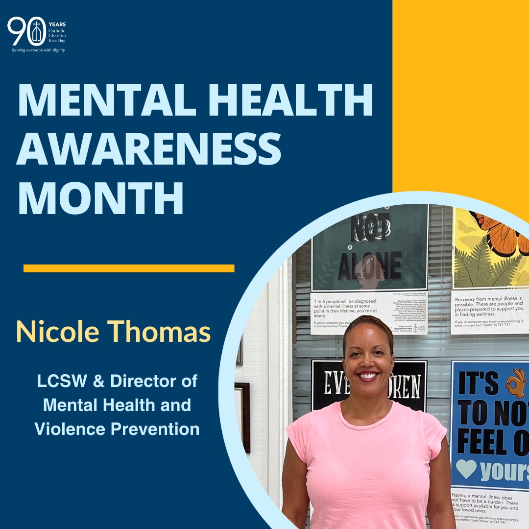 Nicole Thomas, LCSW &amp; Mental Health &amp; Violence Prevention Director, says, “Young people in underserved communities have already faced trauma associated with violence and poverty, plus the worldwide trauma of the pandemic that most have not processed.” #MentalHealthAwarenessMonth