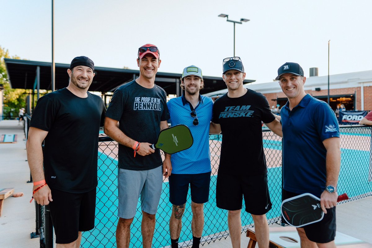 Had a great time last night supporting my @Team_Penske Teammate @Blaney and his “Pickle for a Purpose” charity event at @rallypickleball. Well done Ryan and the @rbfamfoundation