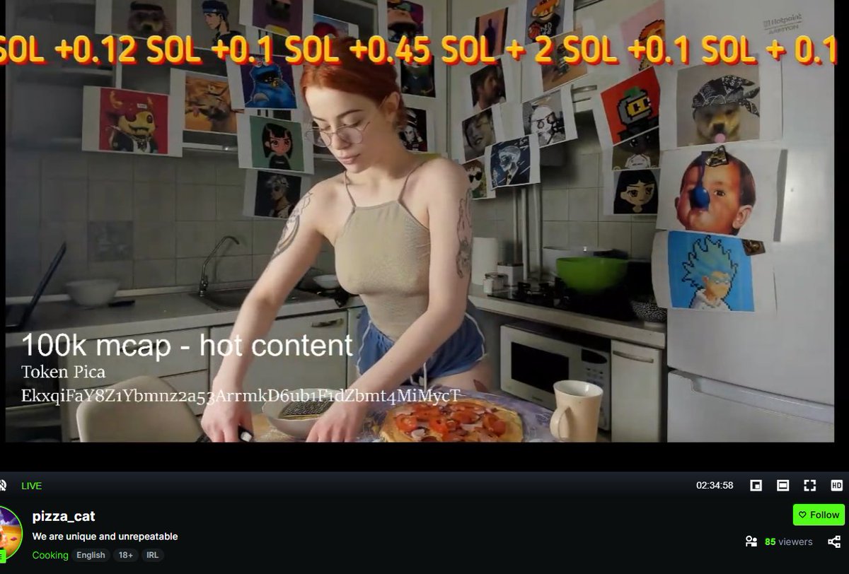 catpizzasol's tweet photo. @assasinsol001 Solana, of course @assasinsol001 
We launched the $PICA token        
We're cooking space pizza on the stream right now.     Join the rocket🚀
Come on in, it'll be very interesting
LFG BROS https://t.co/7dYg6vlG62