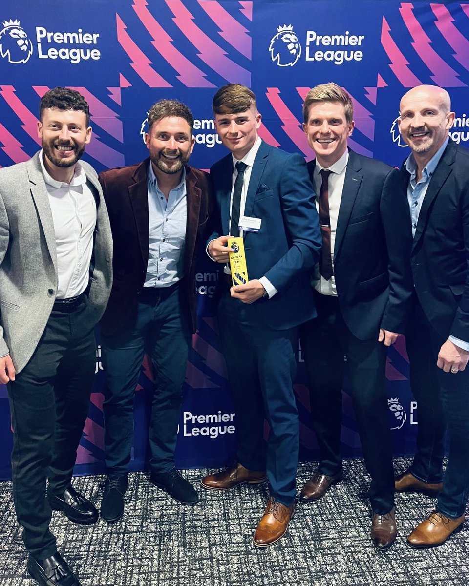 Well done to Archie Whitehall, who has won the Scholar of the Year award at tonight’s Premier League Youth Development Conference! 👏