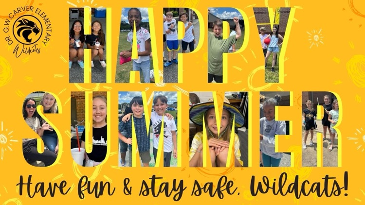 Happy Last Day of School to Carver’s AMAZING students, teachers, and staff! 🎉🖤💛🎉 Enjoy your well-deserved summer break! ☀️☀️☀️☀️ #WeAreCarver