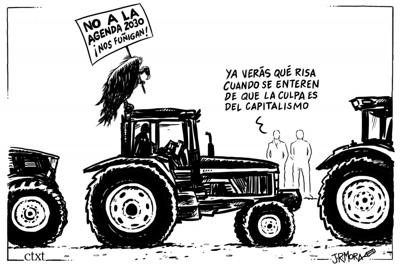 COLUMNA | La derecha española y el círculo de tiza '...una derecha que quiere ganar terreno girando siempre en el mismo sentido. Hacia el extremo. En gran parte ya está fuera de eje, como demuestra el crecimiento exponencial de los delitos de odio en casi toda Europa'.