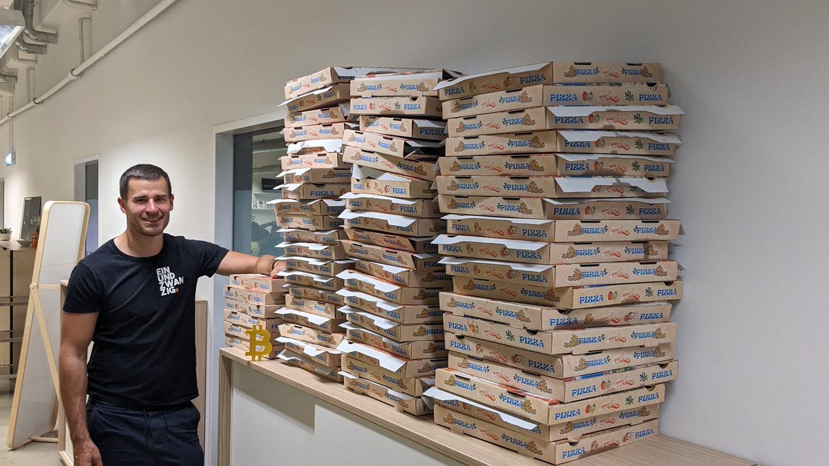 Guess what day it is?

#Bitcoin #pizzaday