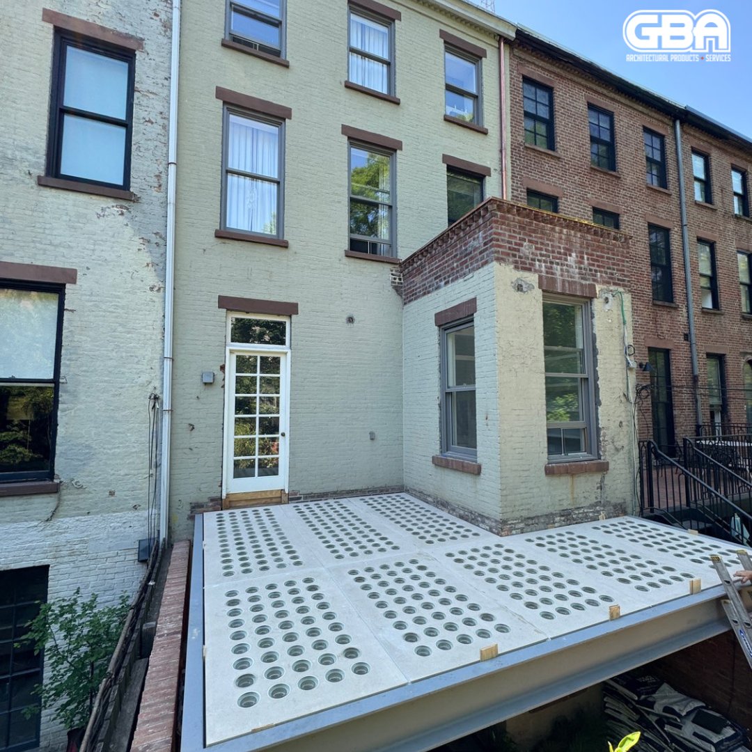 GBA strikes again with another flawless glass paver deck installation in Brooklyn, NY. With over 100 successful projects in New York under our belt, trust us for all your glass paver deck needs! #gbaproducts #glassdeck #NYCinstallation