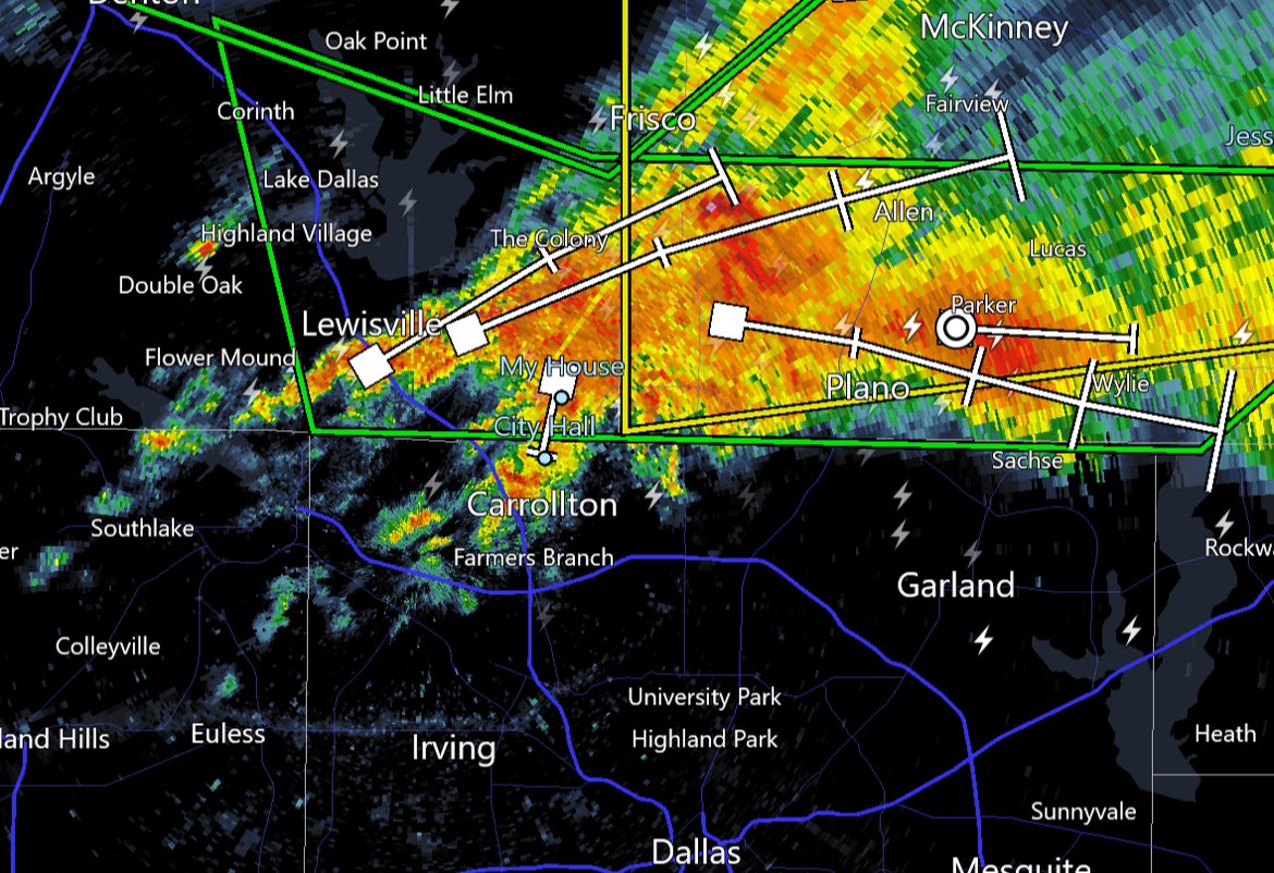 The Denton County portion of Carrollton is now under a flash flood warning due to the repeated rains. Please take proper precautions. 

#carrolltontx