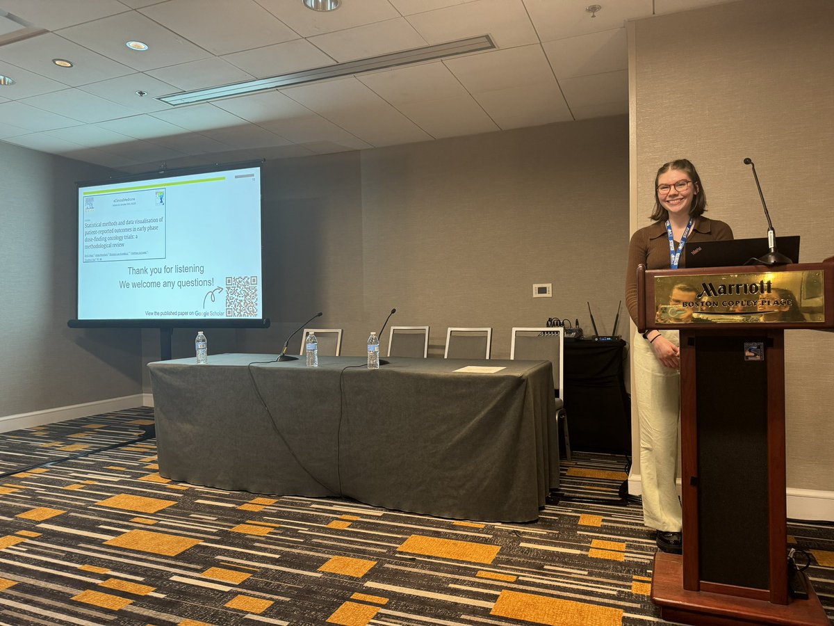 Delighted to present my review on the current landscape of Patient-Reported Outcomes in early phase dose-finding trials at <a href="/SCTorg/">SCTorg</a>’s Annual Meeting this week! #SCT2024 
📌 doi.org/10.1016/j.ecli…