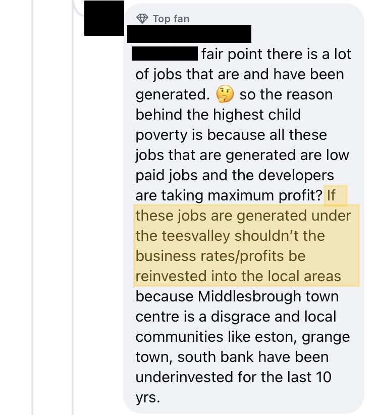 I’m fascinated by these comments. When you spot the penny dropping for another top Houchen fan (assuming they’re genuine). No judgement - many of us have been through this realisation. I want to offer some sort of emotional support or onboarding/welcome pack! 😄
#TruthOnTeesside