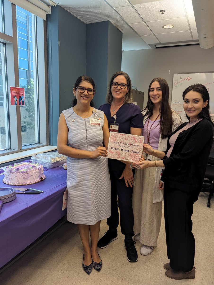 uchicago_obgyn's tweet photo. Dr. Rana and her team advancing the fight on #WorldPreeclampsiaDay. As a leader in preeclampsia care and research, she's paving the way. Together, we can #PredictPreventPrevail. 💜#PreeclampsiaAwareness @saroshranaOB @UChicagoMed @preeclampsia https://t.co/jDyw6Pkyei