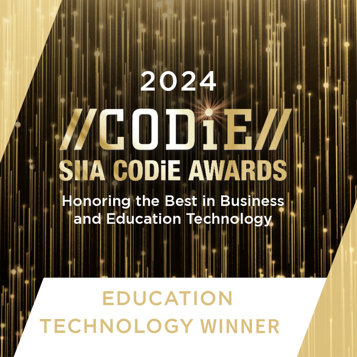 We're pleased to announce that Benchmark Advance has been named a 2024 CODiE Award Winner in the Best English Language Arts Instructional Solution for Grades PK-8 category! #CODiEAwards @CODiEAwards Learn more→ hubs.ly/Q02yb88Y0