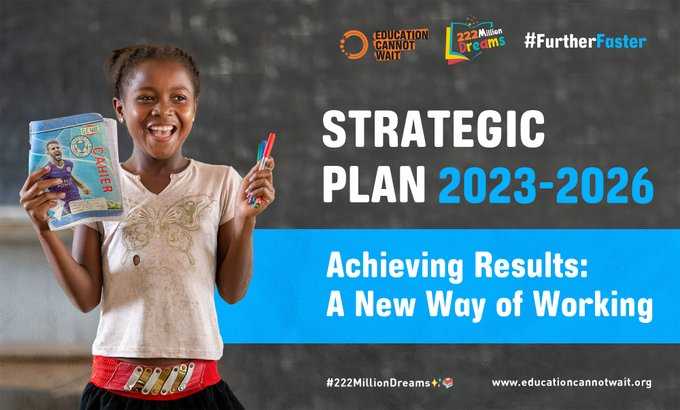 📚The futures of children & nations rely on quality #EarlyChildhoodEducation. @EduCannotWait's #StrategicPlan champions the advancement of early learning in emergencies & protracted crises! RT if you believe in the power of #ECE! 👉bit.ly/ECWStrategy #222MillionDreams✨📚