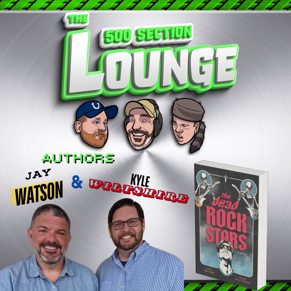 🚨#NewEpisode🚨
This week's show is out late but is AWESOME!
Jay Watson &amp; Kyle Wiltshire hang out in the #Lounge!

They talk about their book The Dead Rock Stars, the best #NBA player of all-time, what a foul is in the league, &amp; SO MUCH MORE!
#grabalisten

open.spotify.com/episode/0o05hI…
