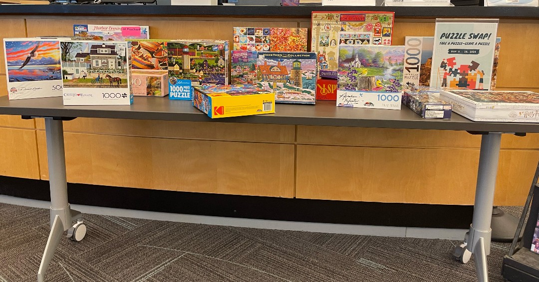 Love puzzles? The Downtown OKC Library is hosting a puzzle swap for just a few more days. Stop by with a puzzle and exchange it for something new!