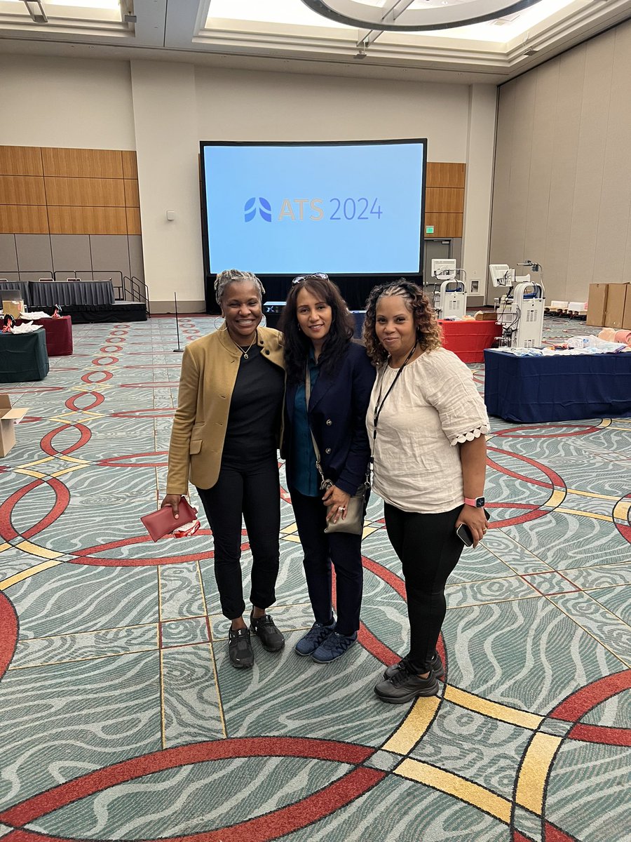 As we conclude #ATS2024, please donot forget to express Thanks to the incredible ATS staff who made it possible behind the scenes! <a href="/Lauren_Dunn14/">Lauren Lynch</a> Lauren Lynch, Liz Guzman, Carrie Smith, Jen Siegel Gasiewski, Suzette Machado &amp; many many more <a href="/atsearlycareer/">ATS Early Career</a> <a href="/atscommunity/">American Thoracic Society (ATS)</a>