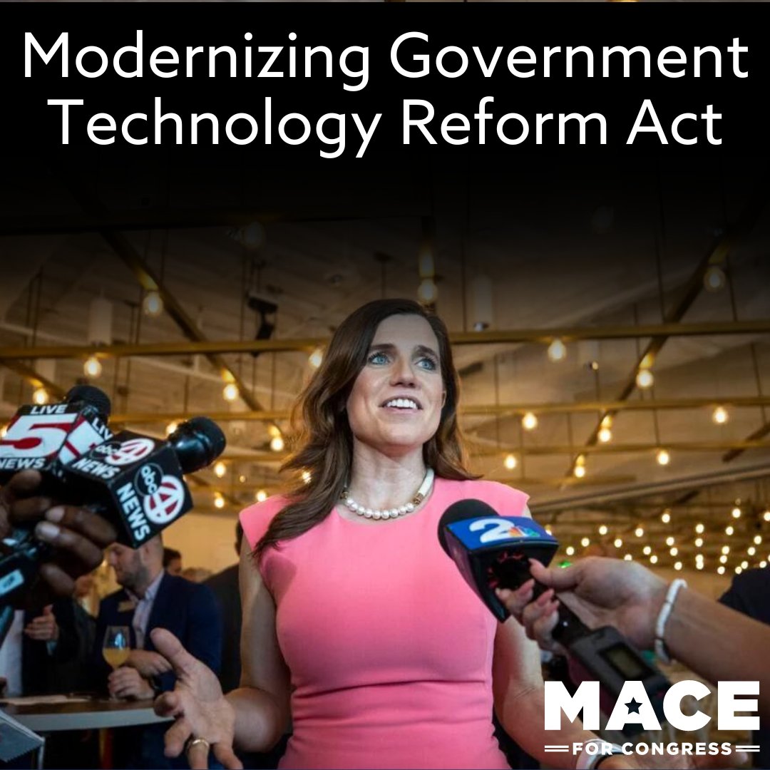 Another bill of ours, the Modernizing Government Technology Reform Act, passed out of the House! 🎉 Cybersecurity is national security. #LowcountryFirst