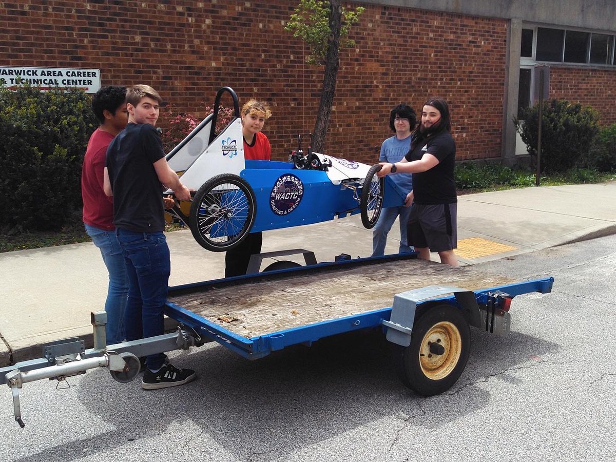 WarwickCTC's tweet photo. The Engineering students performed extremely well, turning in the fastest lap times in the stock category, and tying for 1st place with Exeter-West Greenwich. in the North East Regional GreenPower Formula 24 electric vehicle competition held at Ninigret Park in Charlestown, RI. https://t.co/pipVvADS8L