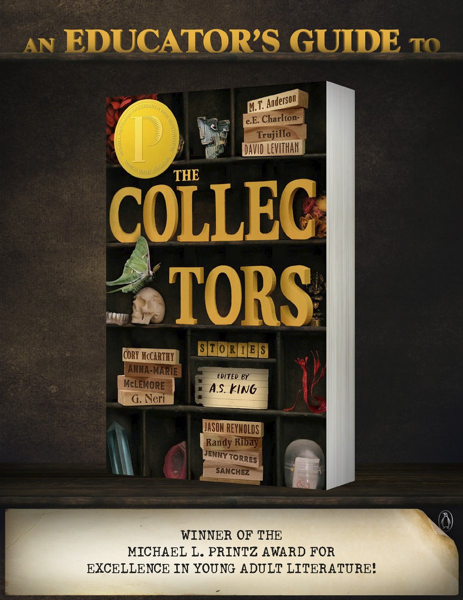 Beyond thrilled to share the educator guide for the Printz Medal-winner, THE COLLECTORS: STORIES. Edited by @AS_King, this anthology of stories about remarkable people and their strange and surprising collections. Download the guide! ➡️penguinschoollibrary.com/CollectorsGuide