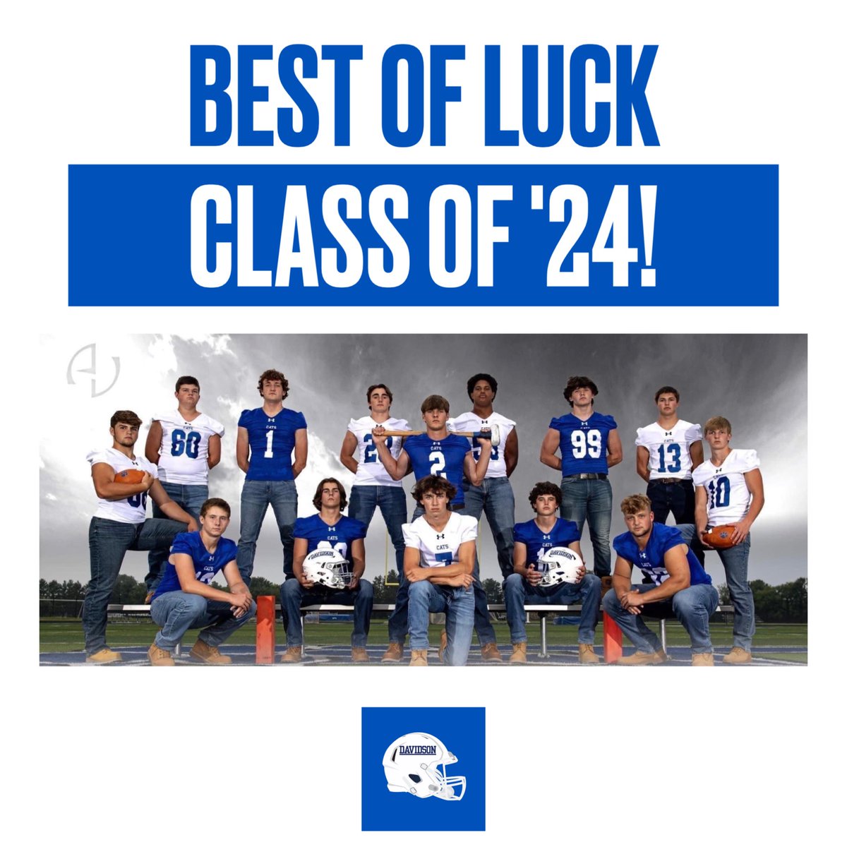 Hilliard Davidson FB (@hdvfootball) on Twitter photo Congrats to class of 2024 <a href="/DavidsonHS/">Hilliard Davidson</a>! We canโt wait to see what you all do next!
#GoCats Congrats to class of 2024 <a href="/DavidsonHS/">Hilliard Davidson</a>! We canโt wait to see what you all do next!
#GoCats