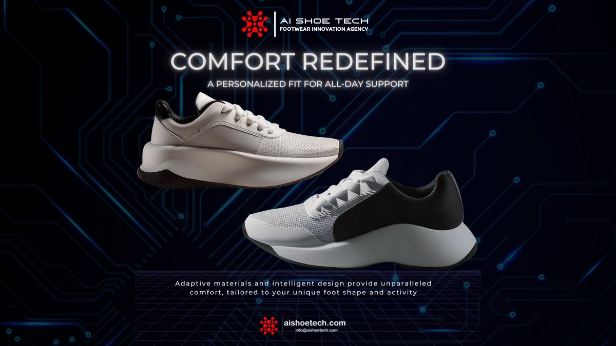 #ai #customshoes #sustainability #aitechnology #FootwearScience #footwearvariation #athleticshoes #footwear #shoetechnology #shoedesign #shoedesigner #comfortableshoes #footcare #shoecomfort #footwear #footweardesigner #manufacturinginnovation #aifootwear #shoedesign #aishoe