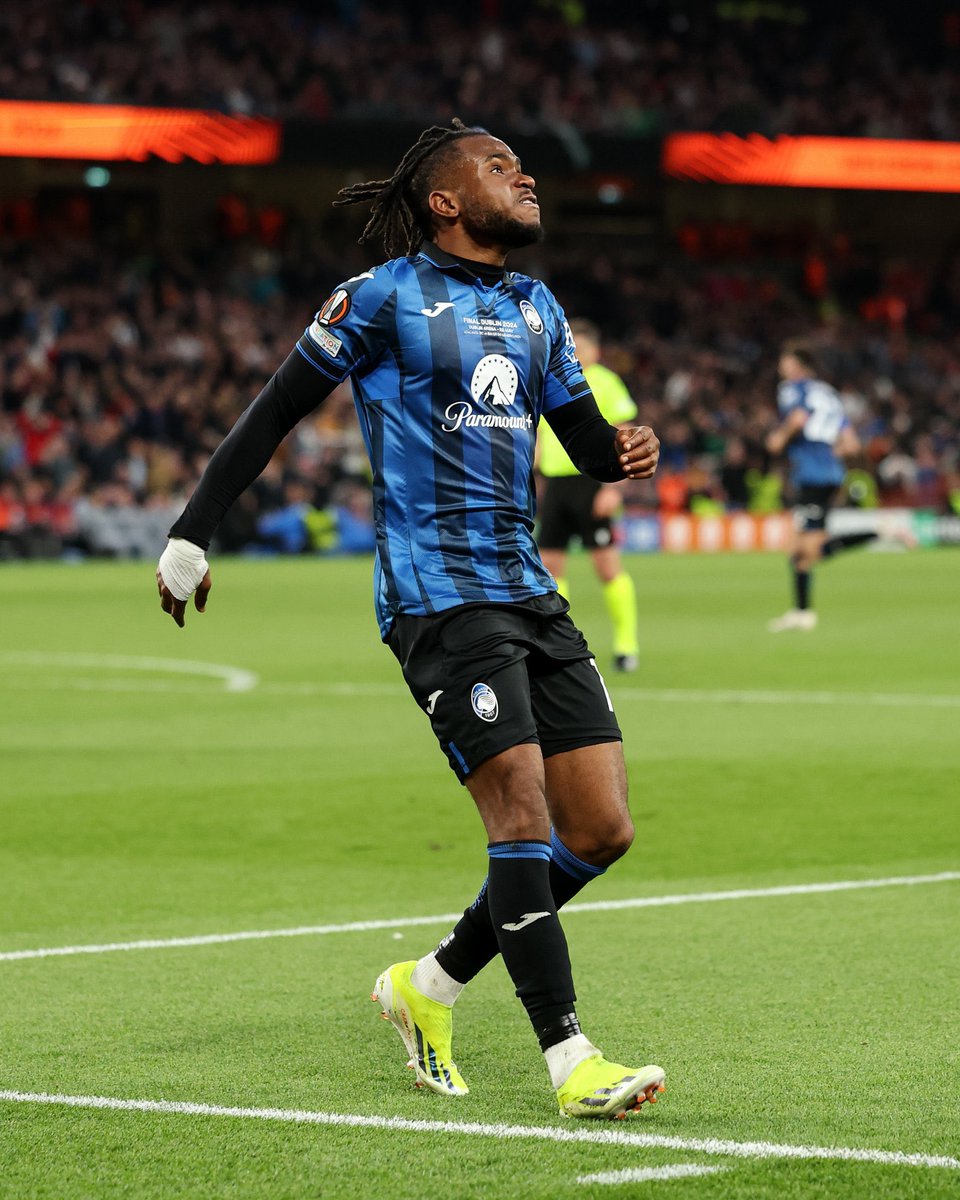 A KING! Nigerian Super Eagles and Atalanta forward Ademola Lookman becomes the first player to score a hat-trick in a Europa League final! 

#GlaziaNow #UELfinal