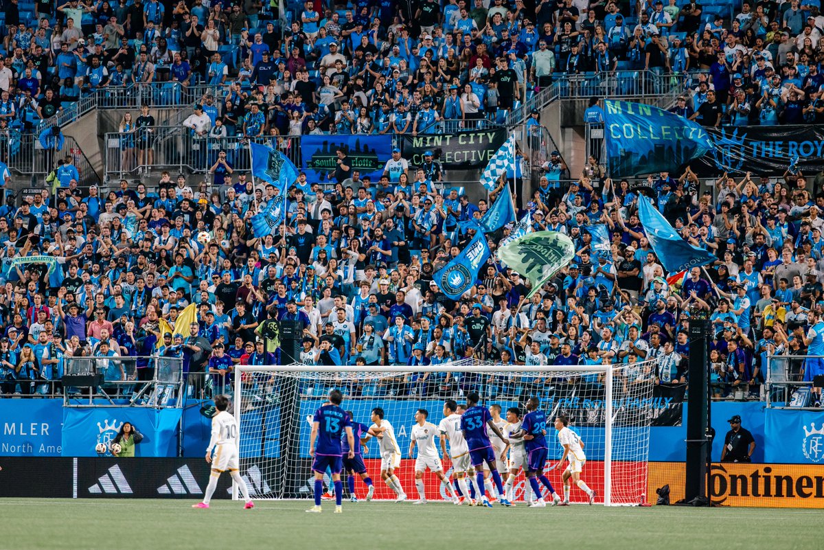CharlotteFC's tweet photo. Our voice. Our Black &amp; Blue wall. Our family. 

You make our home a 𝐅𝐎𝐑𝐓𝐑𝐄𝐒𝐒. See y'all Saturday. https://t.co/L8rjEqs4xP