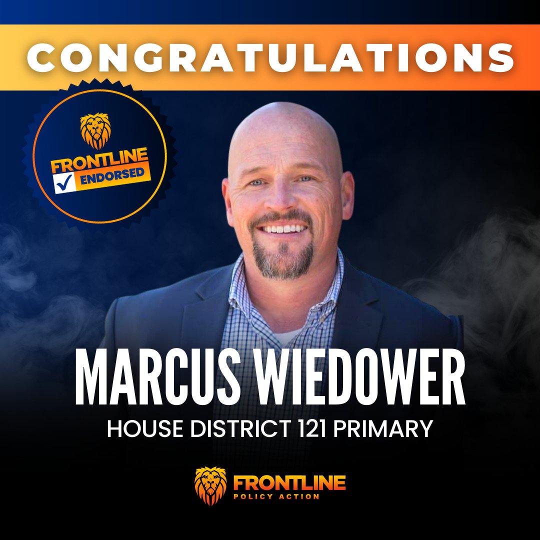 Congratulations to Rep. Marcus Wiedower on his primary election victory in HD 121! Marcus has consistently shown remarkable fortitude, upholding core conservative principles, even when the political stakes are high. His dedication to doing the right thing, regardless of the