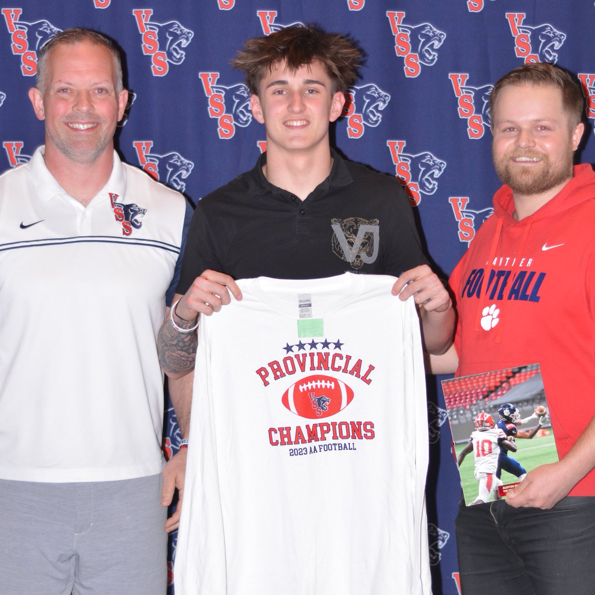 Vernon Panthers Football (@football_vss) on Twitter photo 2023 Football Awards
SR Varsity
TOP DEFENSIVE BACK
Austin Dunnill
<a href="/Austindunnill/">Austin Dunnill</a> <a href="/angusreid64/">Angus Reid</a> <a href="/CoachConnorVSS/">Coach Connor W. Rothwell</a> 2023 Football Awards
SR Varsity
TOP DEFENSIVE BACK
Austin Dunnill
<a href="/Austindunnill/">Austin Dunnill</a> <a href="/angusreid64/">Angus Reid</a> <a href="/CoachConnorVSS/">Coach Connor W. Rothwell</a>