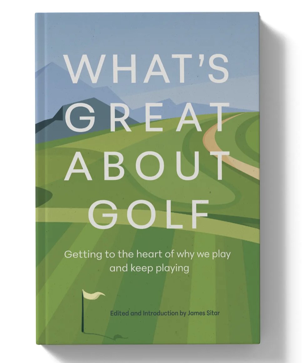 Thrilled to be among the men and women who shared their thoughts in this new book (great father's day gift, ahem) called What's Great About Golf. Visit @backninepress at link below and buy a copy. back9press.com/great