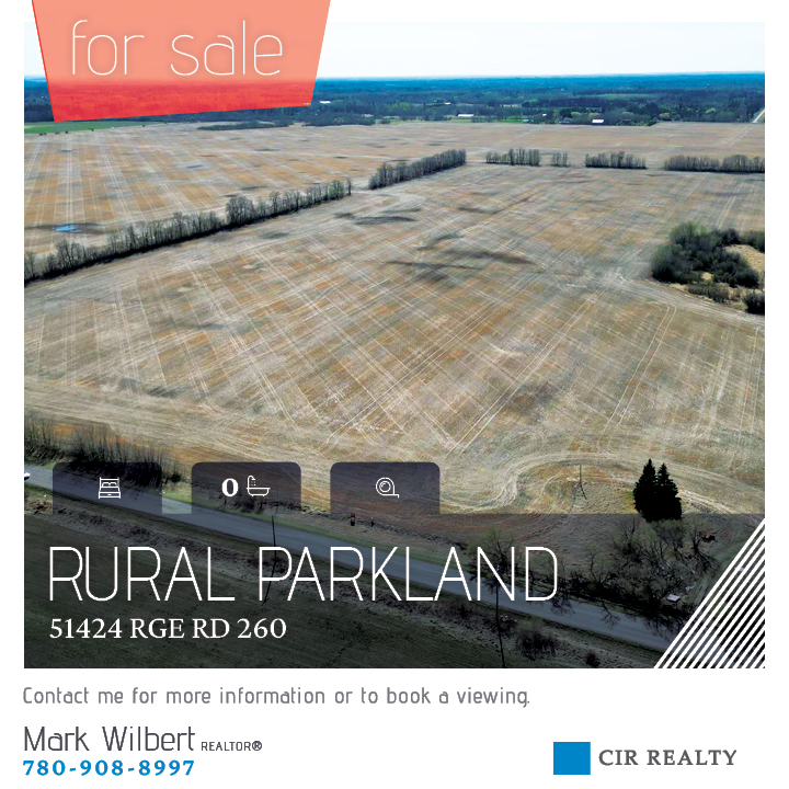 Prime 79 #Acres for Sale! Seize this golden opportunity next to SW #Edmonton! Perfect for future #development. Just head South on Winterburn Road. MLS: E4387140 #CIRRealty #LandForSale #SWEdmonton #InvestmentOpportunity #FarmLife