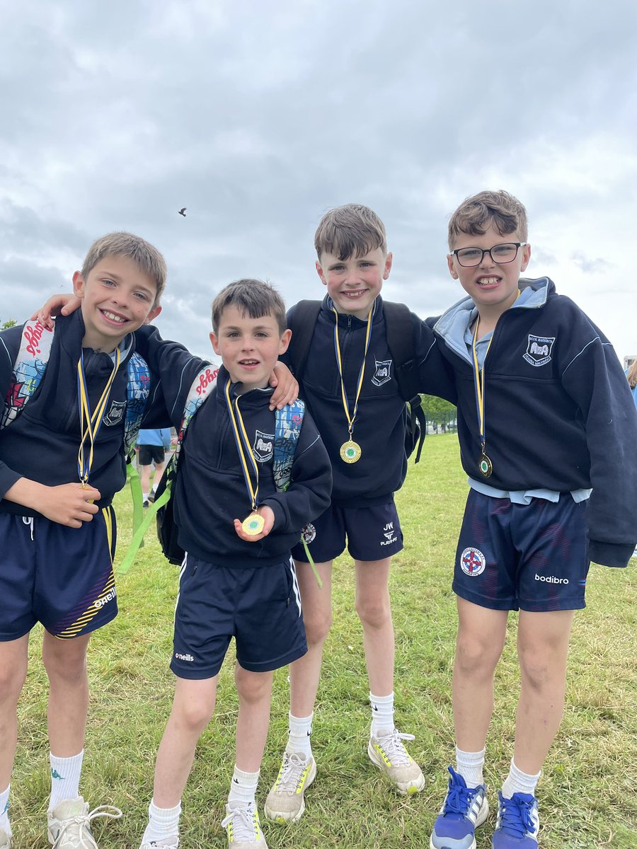 SNMFerns1's tweet photo. A great day out at the @RackardLeague school sports today in Enniscorthy. All our young athletes competing excellently and had a great day. Thank you to all the organisers and helpers! 👏

@ActiveFlag 
@SportActiveWex https://t.co/ZNtGOx6VqU