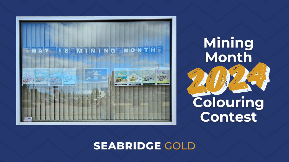 The #MiningMonth Colouring Contest entries are starting to trickle in. We’re drawing a winner on May 31st. With a $50 gift card and a shiny new Tonka Truck on the line, what are you waiting for? ksmproject.com/seabridge-gold…