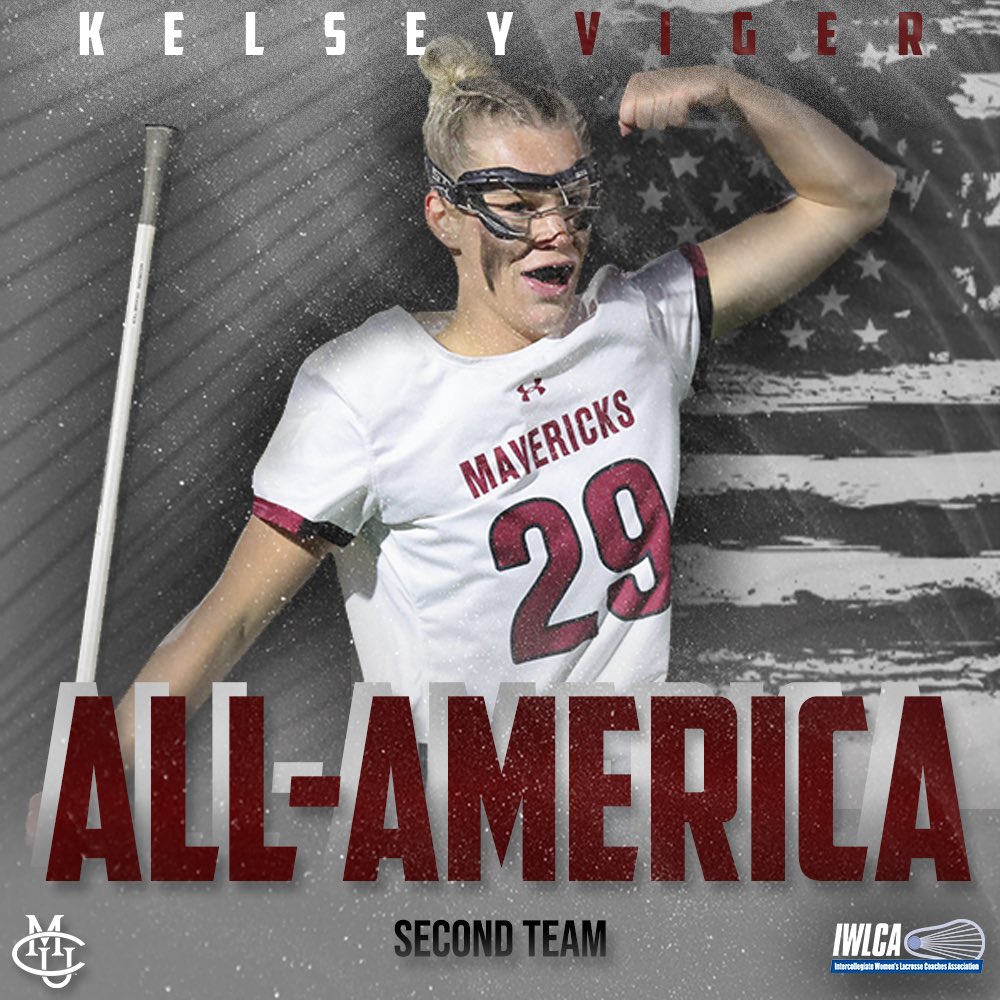 Kelsey Viger becomes the first Maverick women's lacrosse player to earn a second career All-America honor🤘

#MavUp // #RumbleMavs
