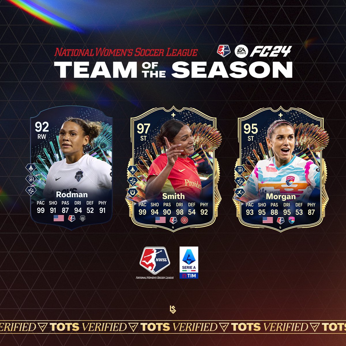 I’m honesty way more hyped for NWSL Tots than Serie A next week 😂
Anyone else wish we could pack them in reds?
#eafc