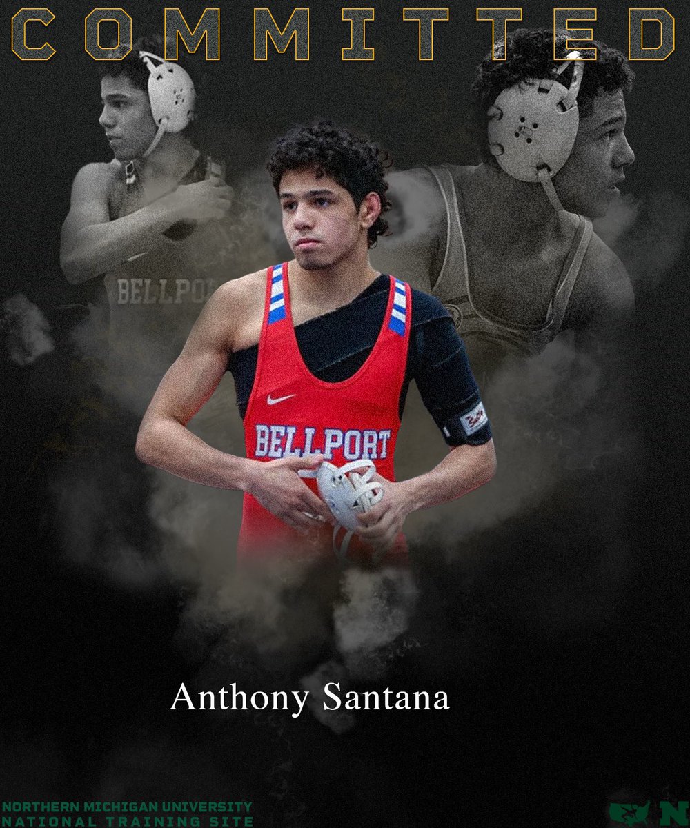 NMUGreco's tweet photo. Another one committed to Full-Time Greco. Anthony Santana will be joining us this fall from New York.
@USAWrestling @NMU_Wildcats @NorthernMichU @5PtMove @TheReattack
#GrecoU #FTG #FullTimeGreco #usawrestling #northernmichiganuniversity #nmu #usa https://t.co/eJTW9xgB6o