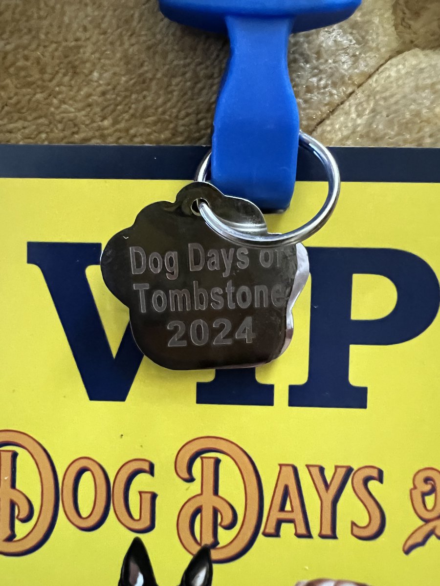 T-SHIRT and LANYARD SALE! Many of you asked - so here you are! We still have collectible first annual Dog Days Of Tombstone T-shirts and Lanyard packages available! We have black and white SHORT SLEEVE ONLY T-shirts available, they are $20.00 for S, M, Lg, and XL, and $25.00