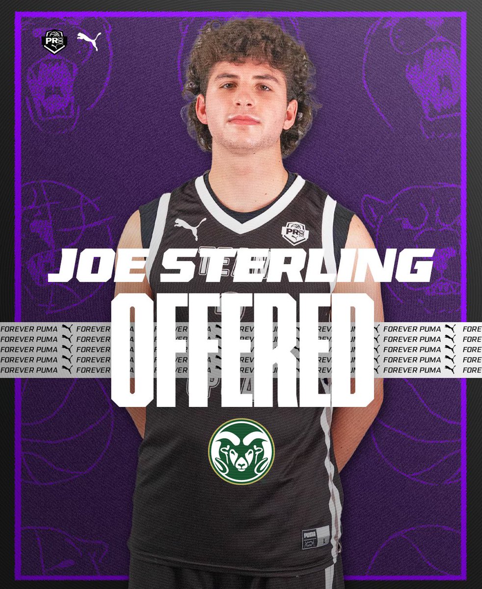 Congratulations to @JoeSterling0 on his Live Period Offer to @CSUMBasketball🔥 #PRO16Family | @PUMAHoops