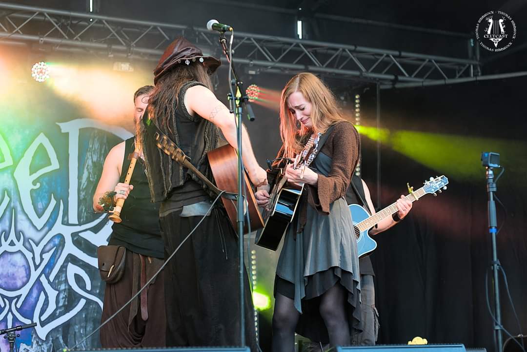 saradesaar's tweet photo. @SeeDPaganFolk has two songs that make me cry, and we played one of them live last weekend. I love you guys ❤️ (pic Thomas Ribbrock) https://t.co/JhkGxuNtxF