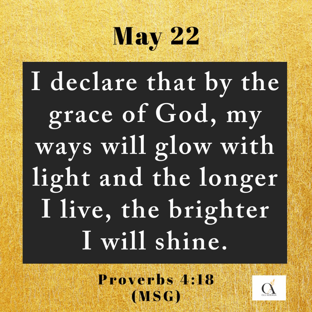 OluAdeaga's tweet photo. “The ways of right-living people glow with light; the longer they live, the brighter they shine. But the road of wrongdoing gets darker and darker— travelers can’t see a thing; they fall flat on their faces.” - Proverbs 4:18 (MSG) https://t.co/wPg3Wfd5qd