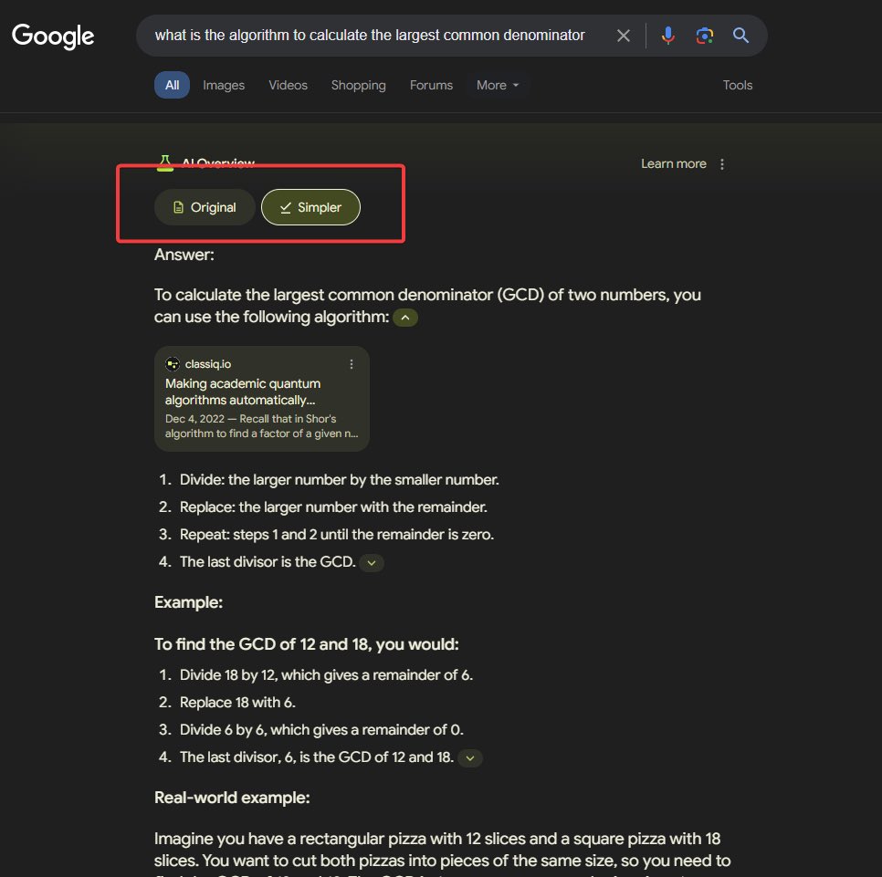 More news 🗞️ from ZipTie.dev
Google AI overviews allow you to choose between an “original” or “simpler” version of the AI summary 🤯