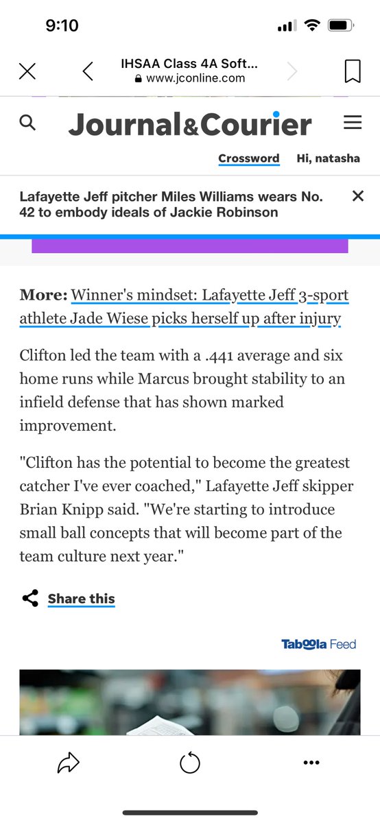 Rilee Clifton (@rilee2026) on Twitter photo Sophomore season came to an end last night. Ready to get my travel season started.
I finished the season with BA .441/ OPB .547/ OPS 1.428. 6 2B, 1 3B, 6 HR with 26 RBI
<a href="/BronchoSoftball/">Lafayette Jeff Bronchos Softball</a> <a href="/ShockwavesDuell/">Indiana Shockwaves 08 Duell</a> <a href="/AcceleratedFas1/">Accelerated Fastpitch Academy</a> Sophomore season came to an end last night. Ready to get my travel season started.
I finished the season with BA .441/ OPB .547/ OPS 1.428. 6 2B, 1 3B, 6 HR with 26 RBI
<a href="/BronchoSoftball/">Lafayette Jeff Bronchos Softball</a> <a href="/ShockwavesDuell/">Indiana Shockwaves 08 Duell</a> <a href="/AcceleratedFas1/">Accelerated Fastpitch Academy</a>