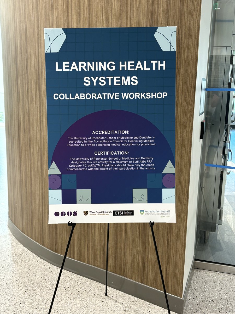 Wrapping up the LHS Collaborative Workshop with breakout summaries and next steps. Thank you to all attendees, planning committee, volunteers, and @WFCTSI for co-sponsoring the event! #CTSAProgram
