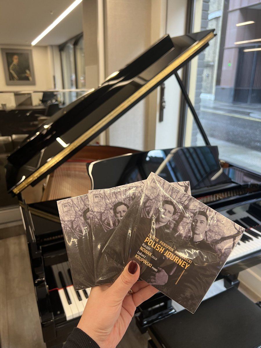 We were delighted to take part in the world premiere recital of 'Polish Journey' CD Release, featuring Kacper Nowak and Lucas Krupinski. They performed a superb concert at @SteinwayHallUK in London. Only a few Poles are on the elite 'Steinway Artists' list, representing the