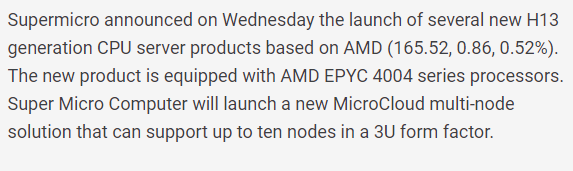 Jenny95181's tweet photo. Supermicro: SMCI https://t.co/MEu9gLAS07