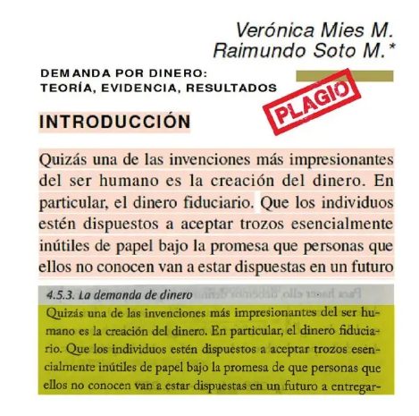 ArrepentidosLLA's tweet photo. Dos docentes chilenos presentaron las pruebas para denunciar por plagio el libro que Milei presenta hoy en el Luna Park. Párrafos enteros copiados sin modificar ni una coma. Verónica Mies y Raimundo Soto https://t.co/n9CP2W6hnA